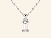 Emerald Cut Necklace