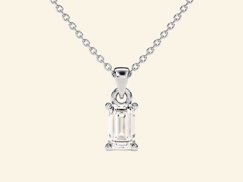 Emerald Cut Necklace