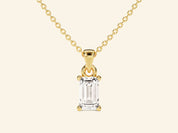Emerald Cut Necklace