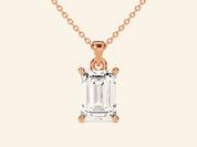 Emerald Cut Necklace