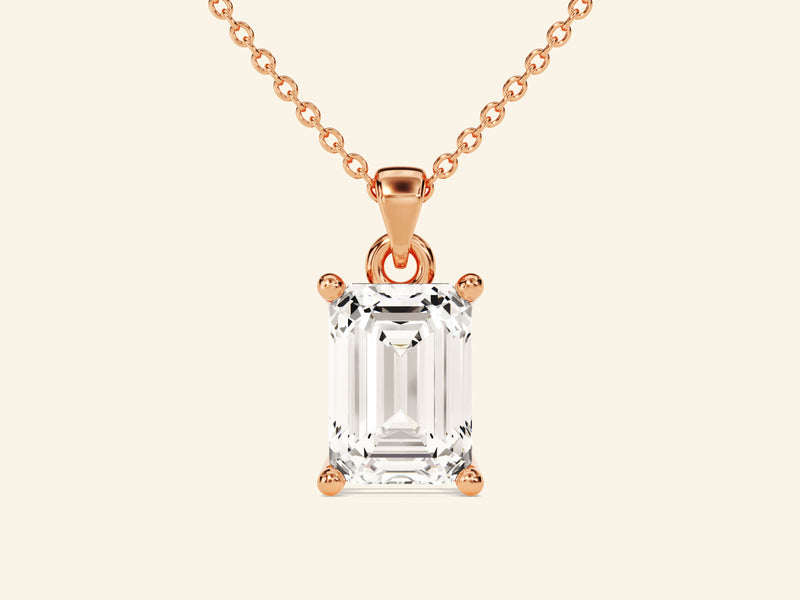 Emerald Cut Necklace