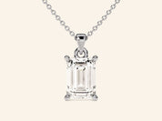Emerald Cut Necklace