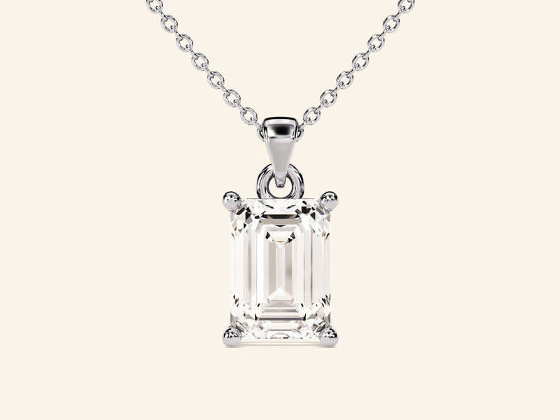 Emerald Cut Necklace