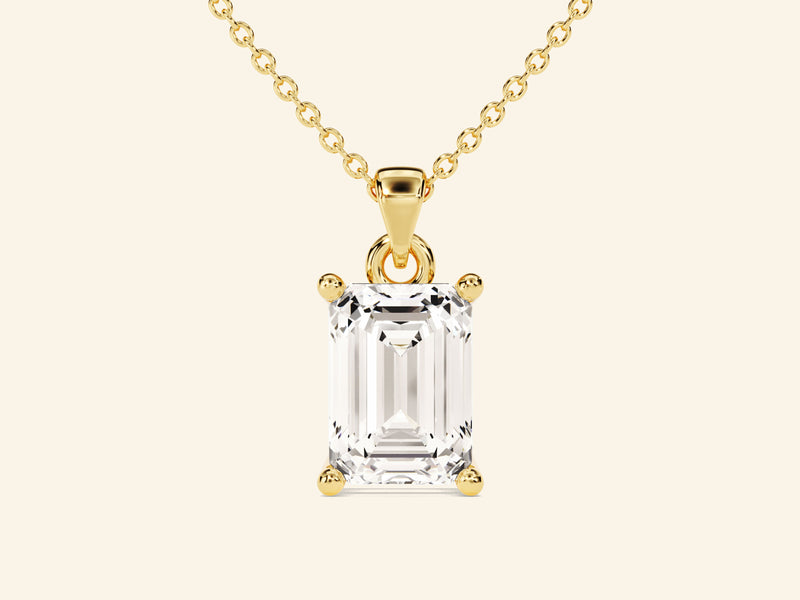 Emerald Cut Necklace