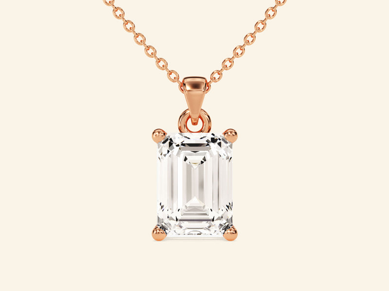 Emerald Cut Necklace