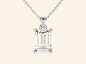 Emerald Cut Necklace