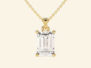 Emerald Cut Necklace