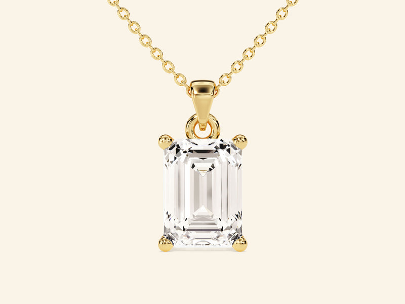Emerald Cut Necklace