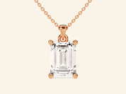 Emerald Cut Necklace