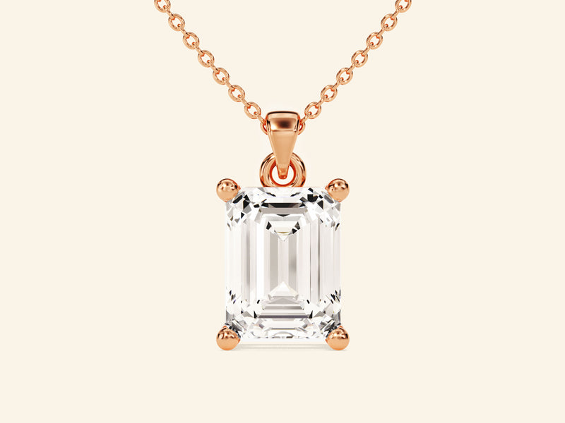 Emerald Cut Necklace