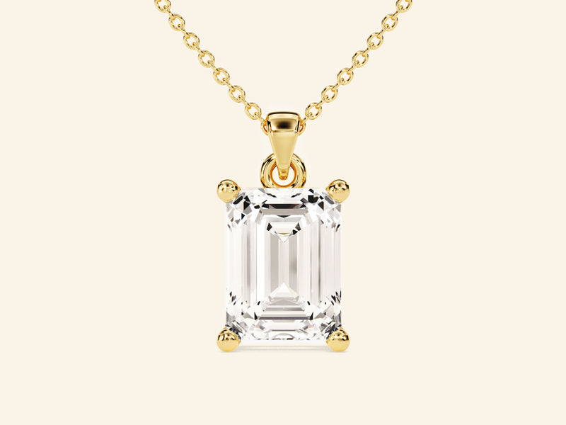 Emerald Cut Necklace