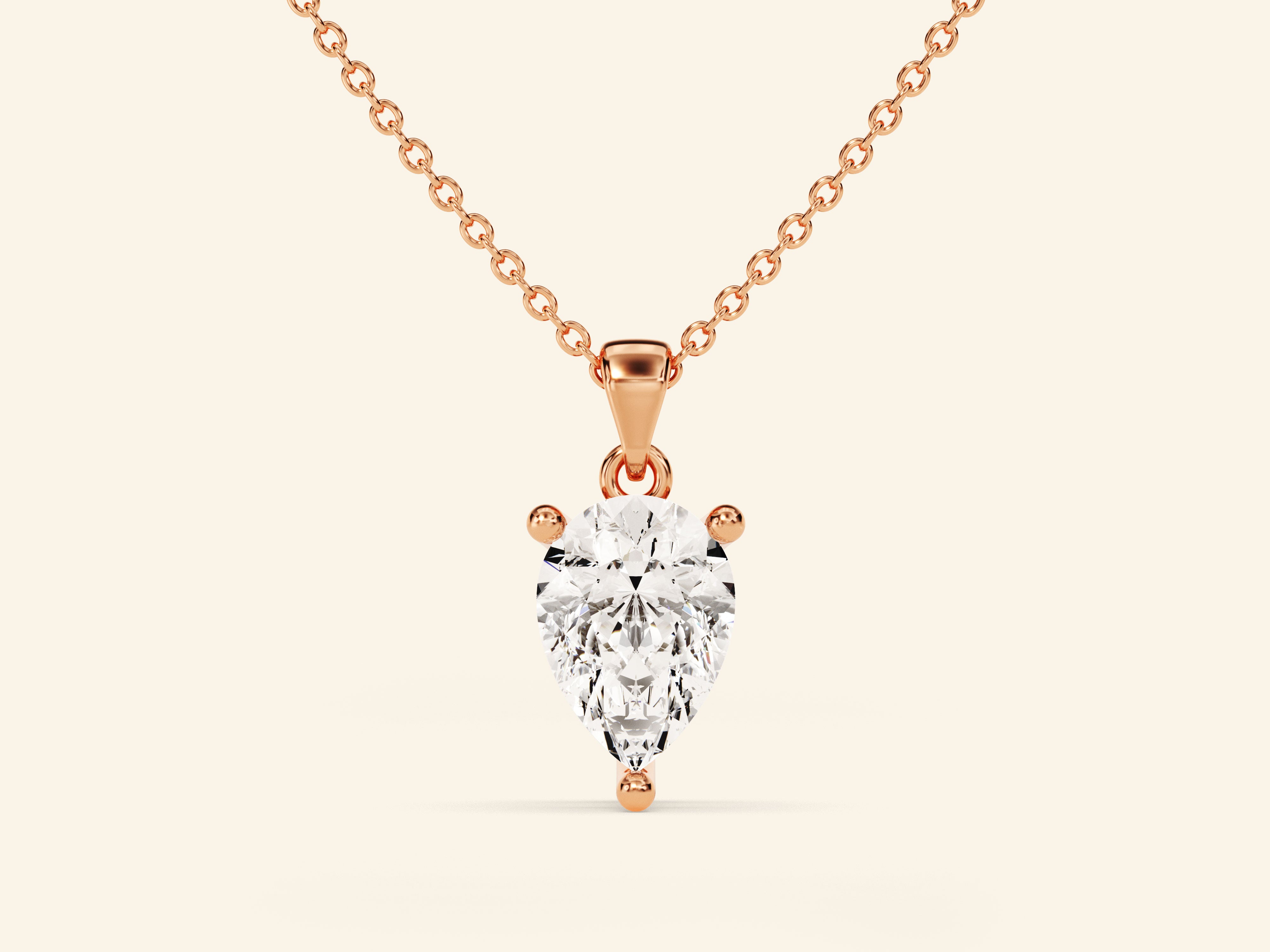 Pear Cut Necklace