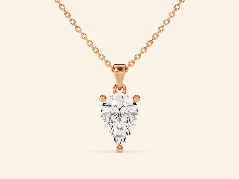 Pear Cut Necklace