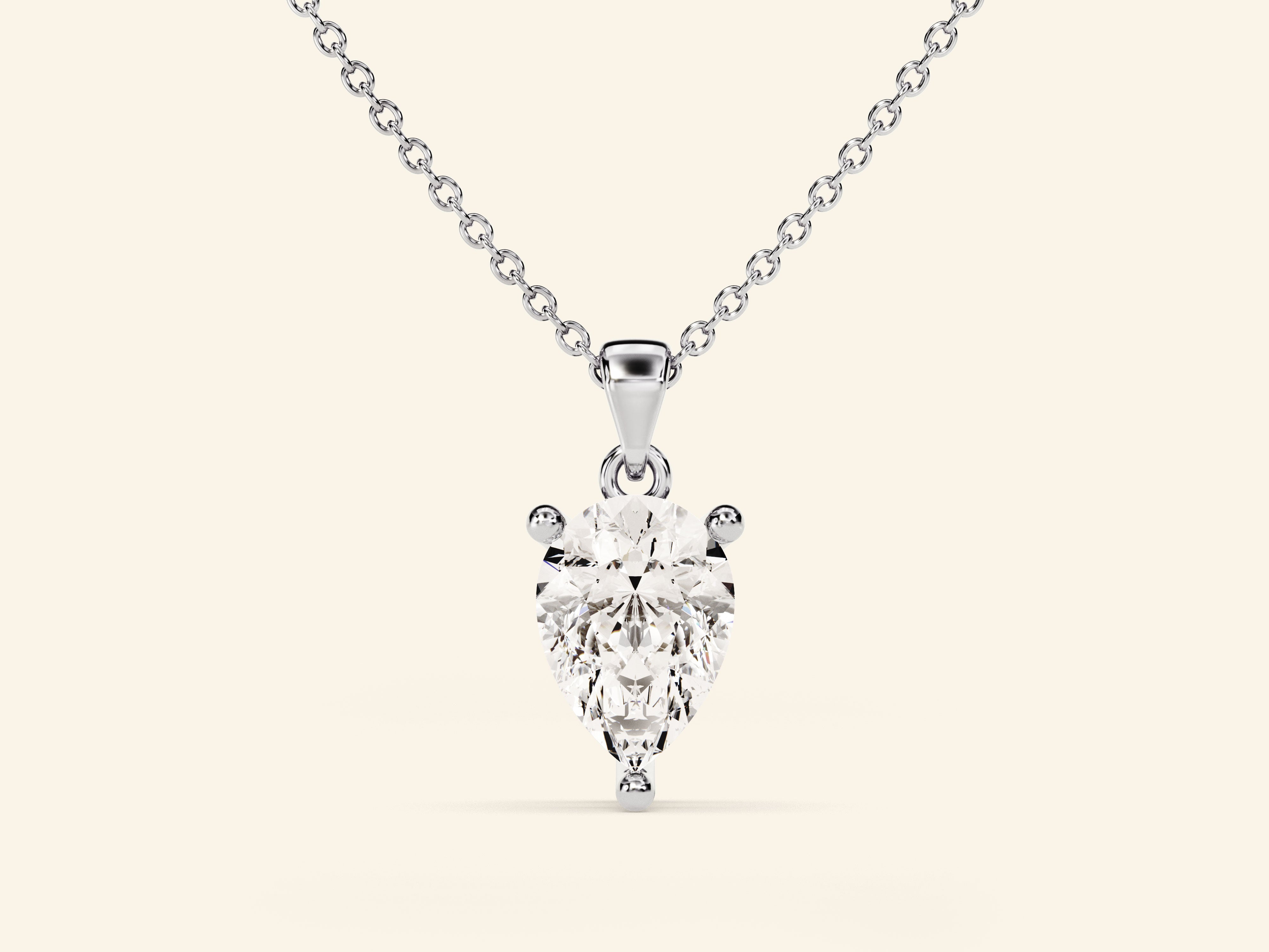 Pear Cut Necklace