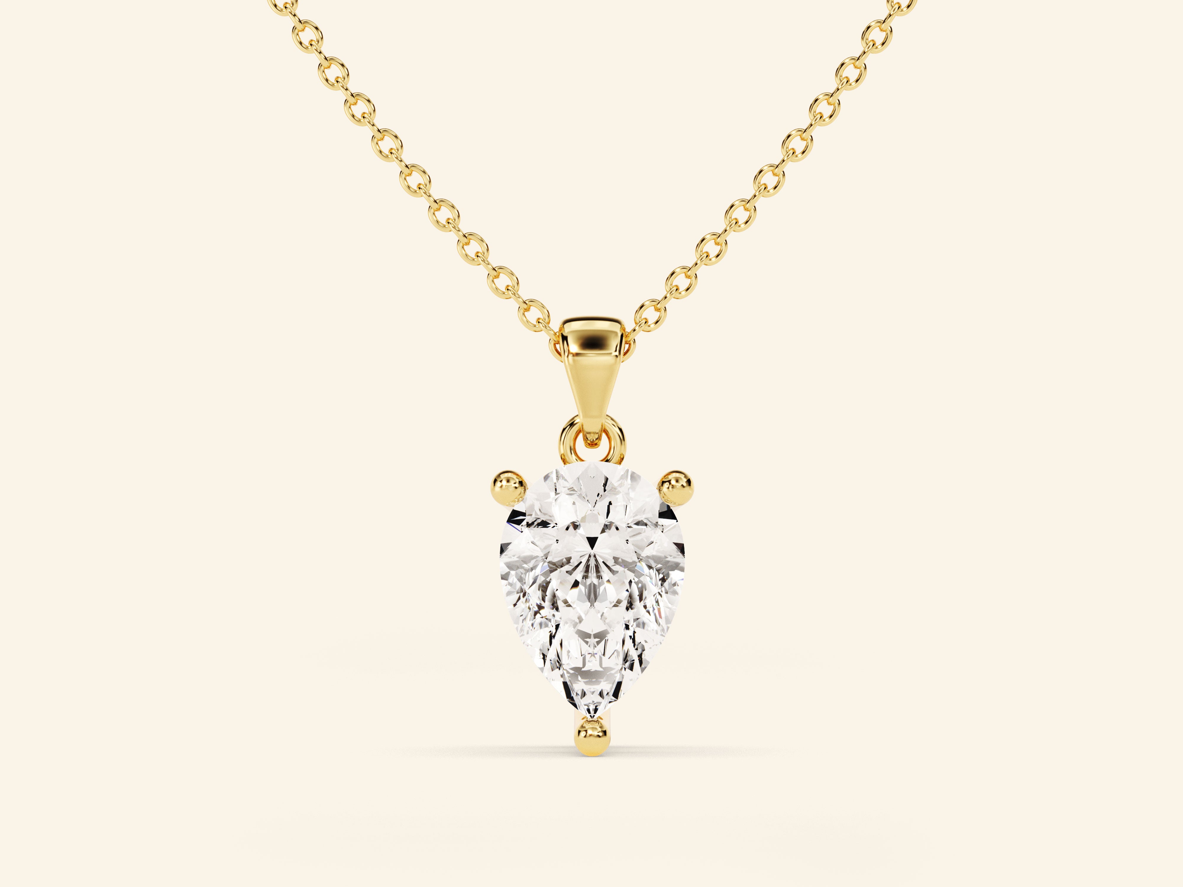 Pear Cut Necklace