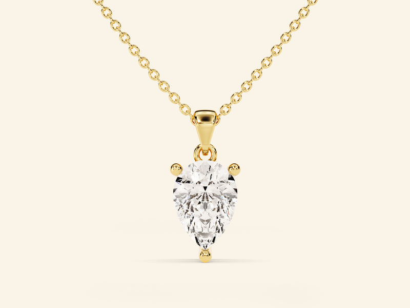 Pear Cut Necklace
