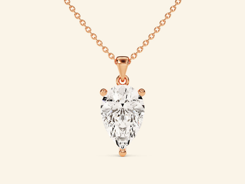 Pear Cut Necklace