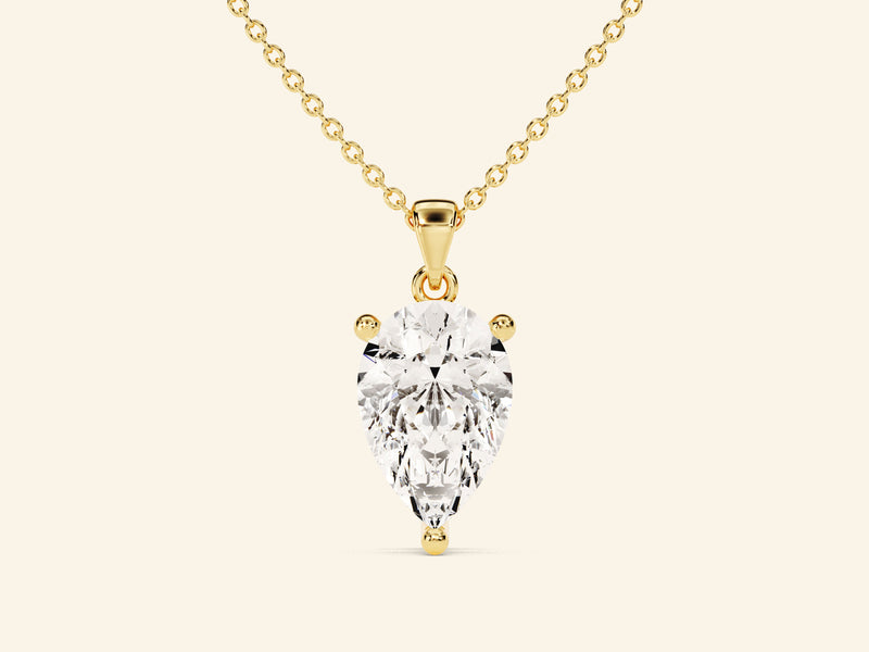 Pear Cut Necklace
