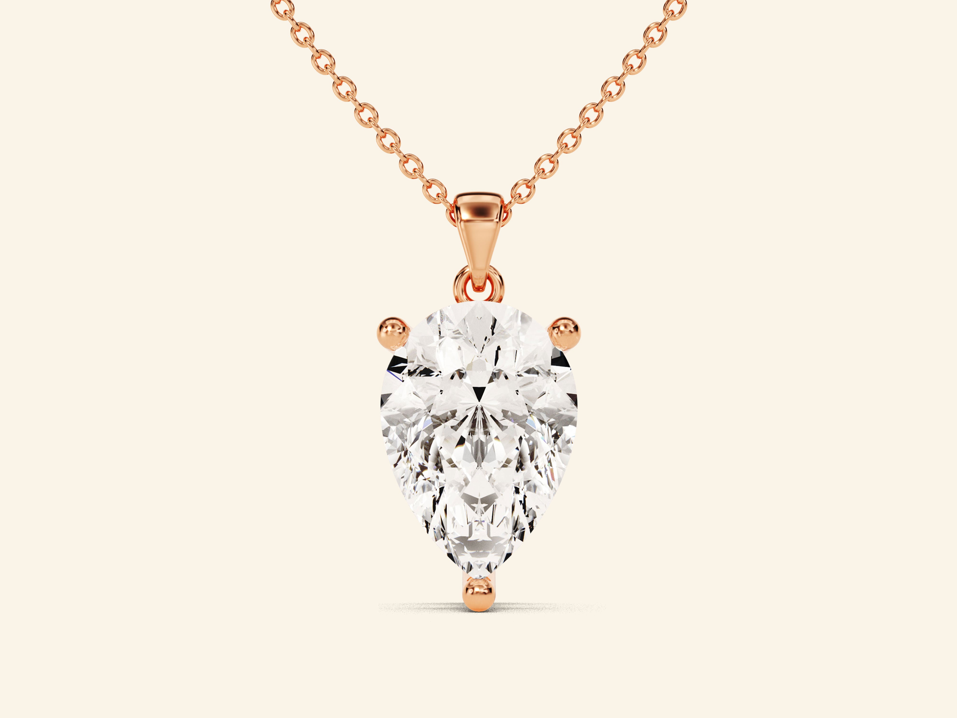 Pear Cut Necklace
