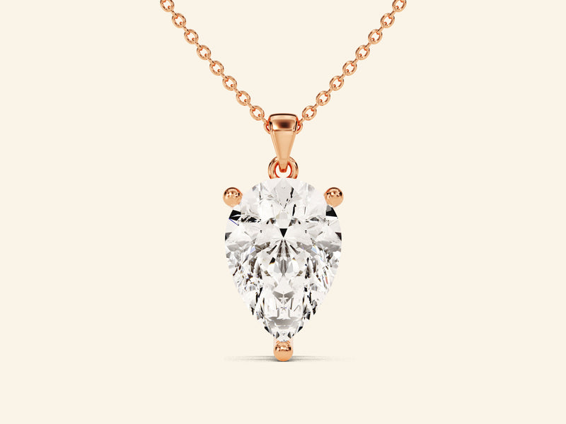Pear Cut Necklace