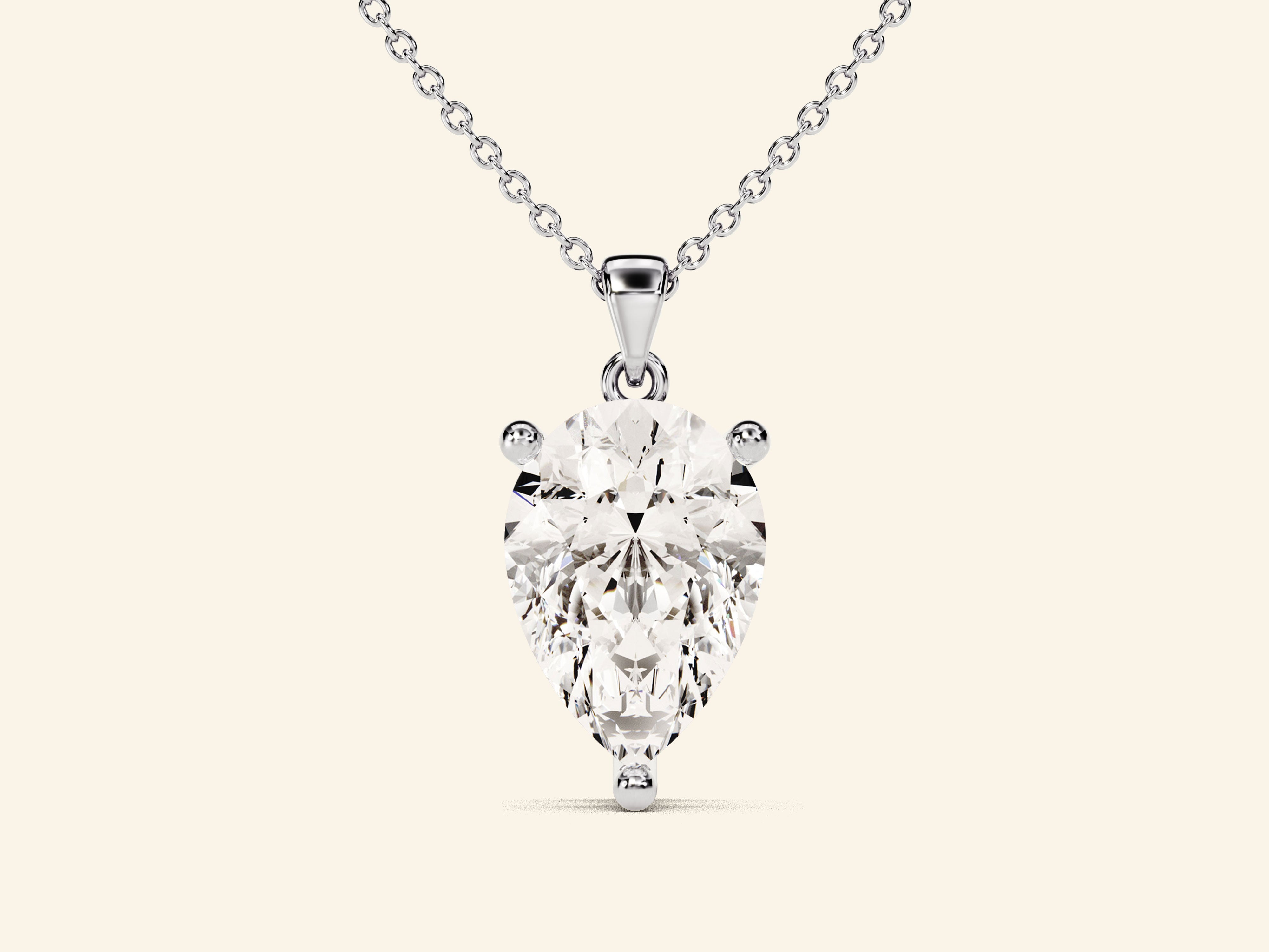 Pear Cut Necklace