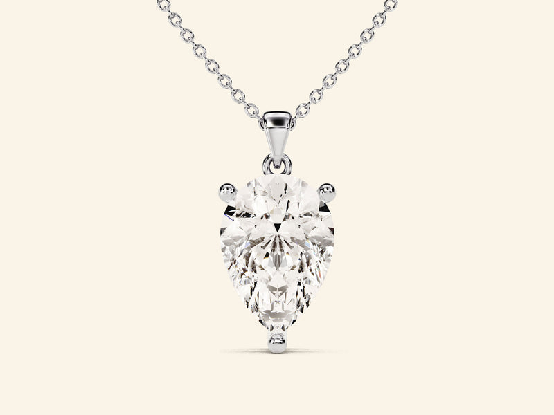 Pear Cut Necklace