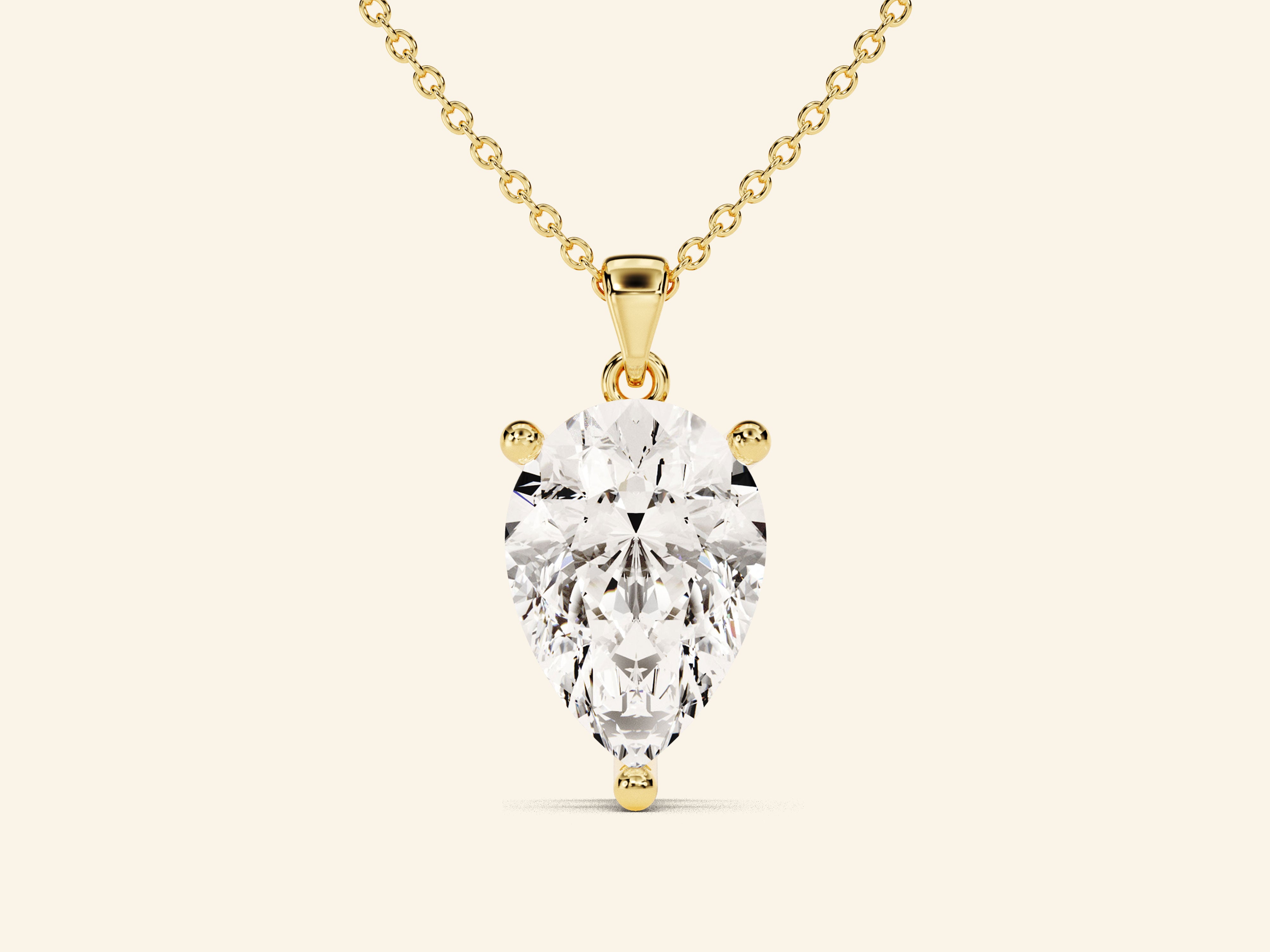 Pear Cut Necklace