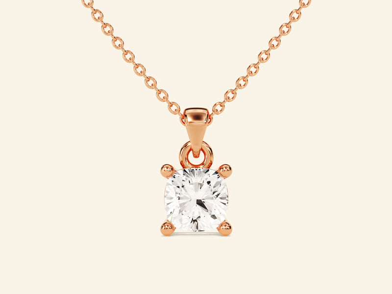 Cushion Cut Necklace