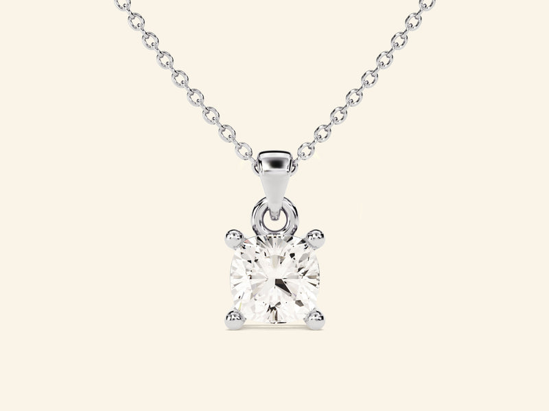 Cushion Cut Necklace