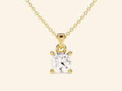 Cushion Cut Necklace