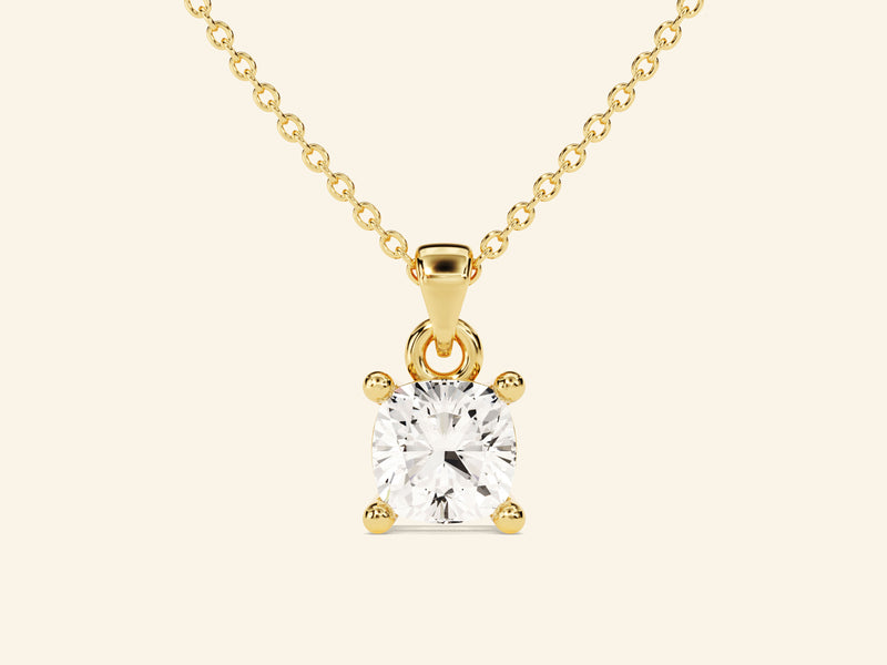 Cushion Cut Necklace