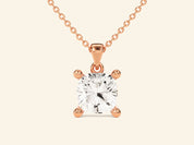 Cushion Cut Necklace