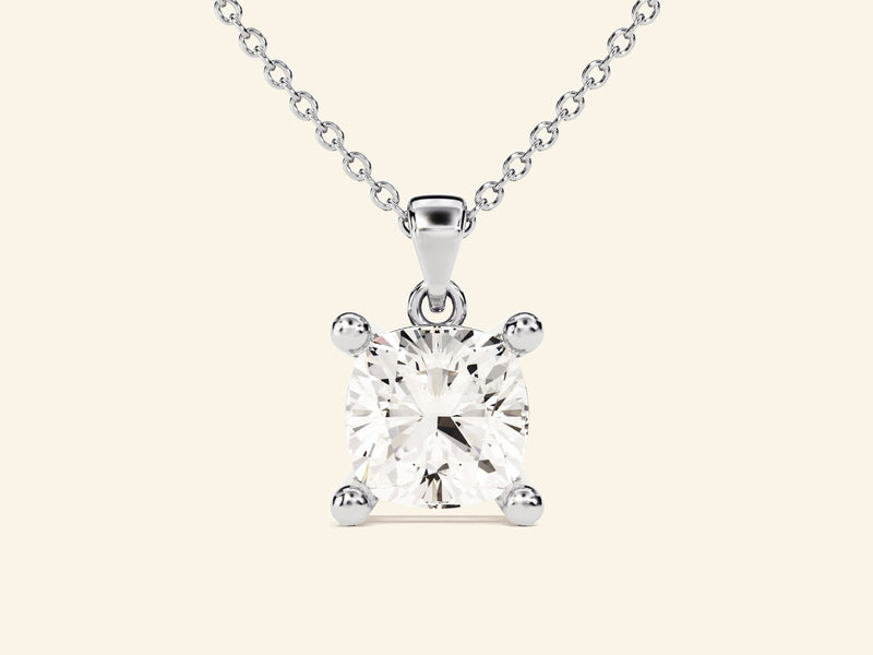 Cushion Cut Necklace