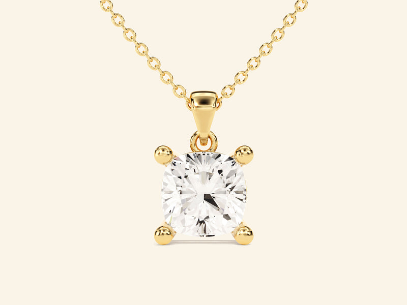 Cushion Cut Necklace