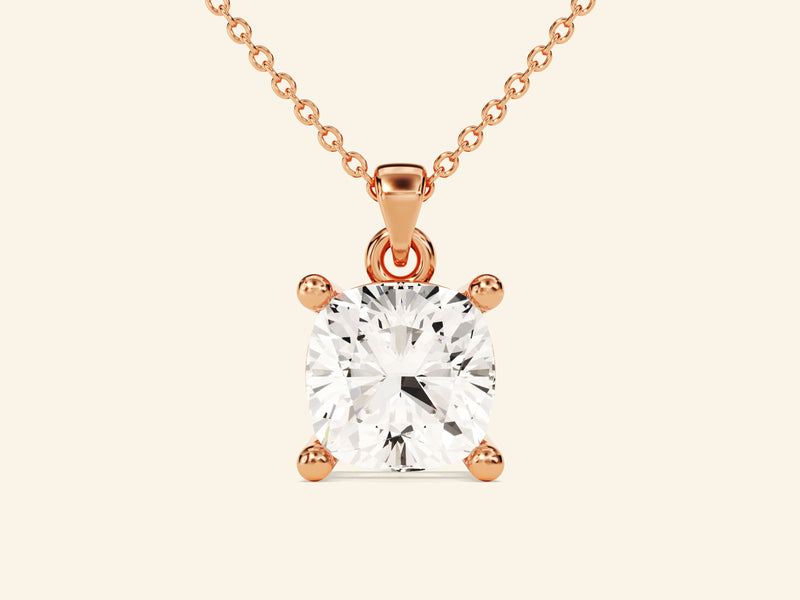 Cushion Cut Necklace