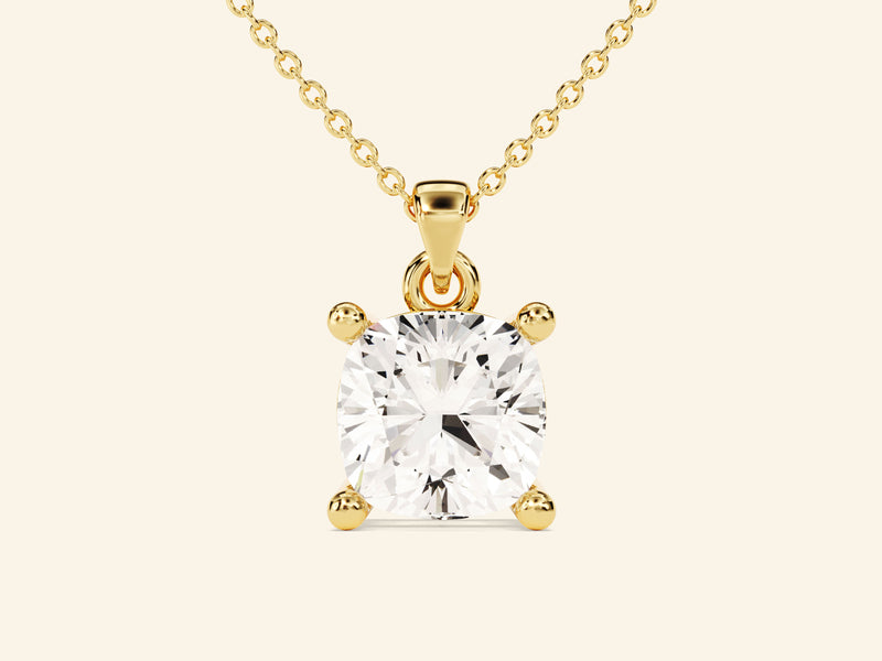 Cushion Cut Necklace