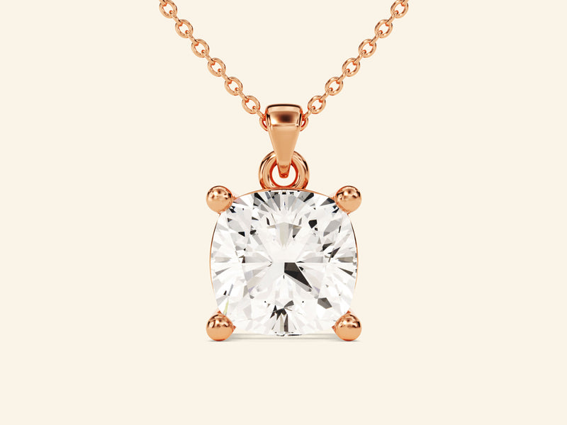 Cushion Cut Necklace