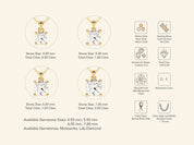 Cushion Cut Necklace