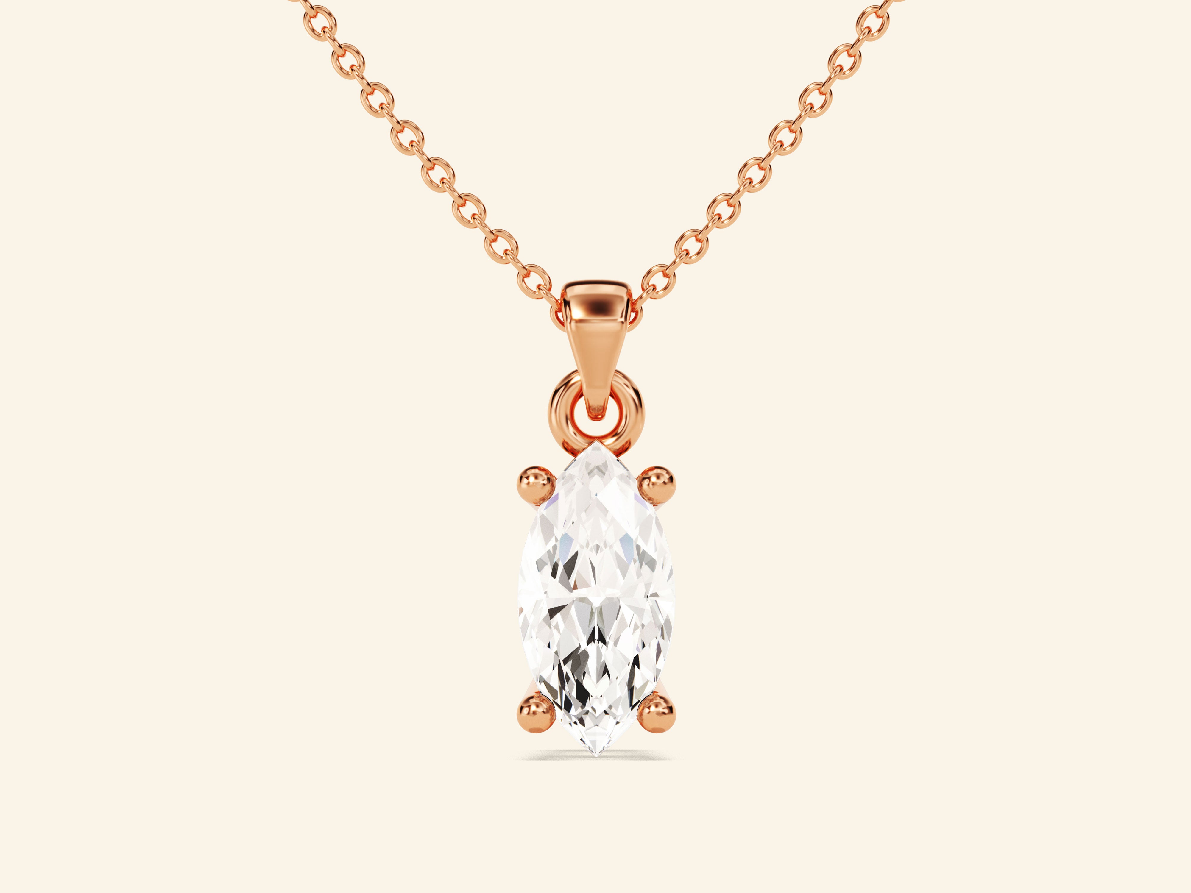 Marquise Cut Necklace