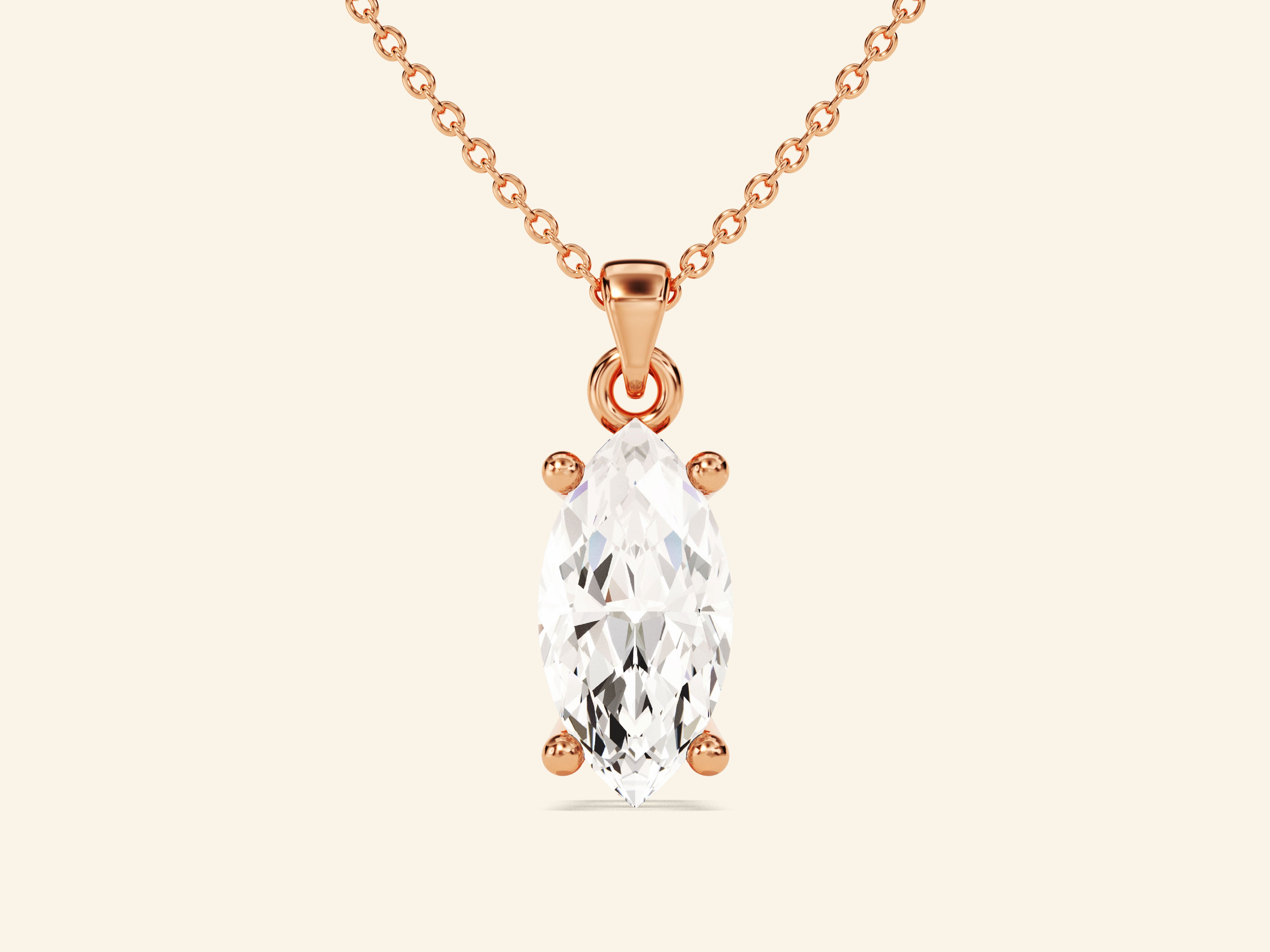 Marquise Cut Necklace