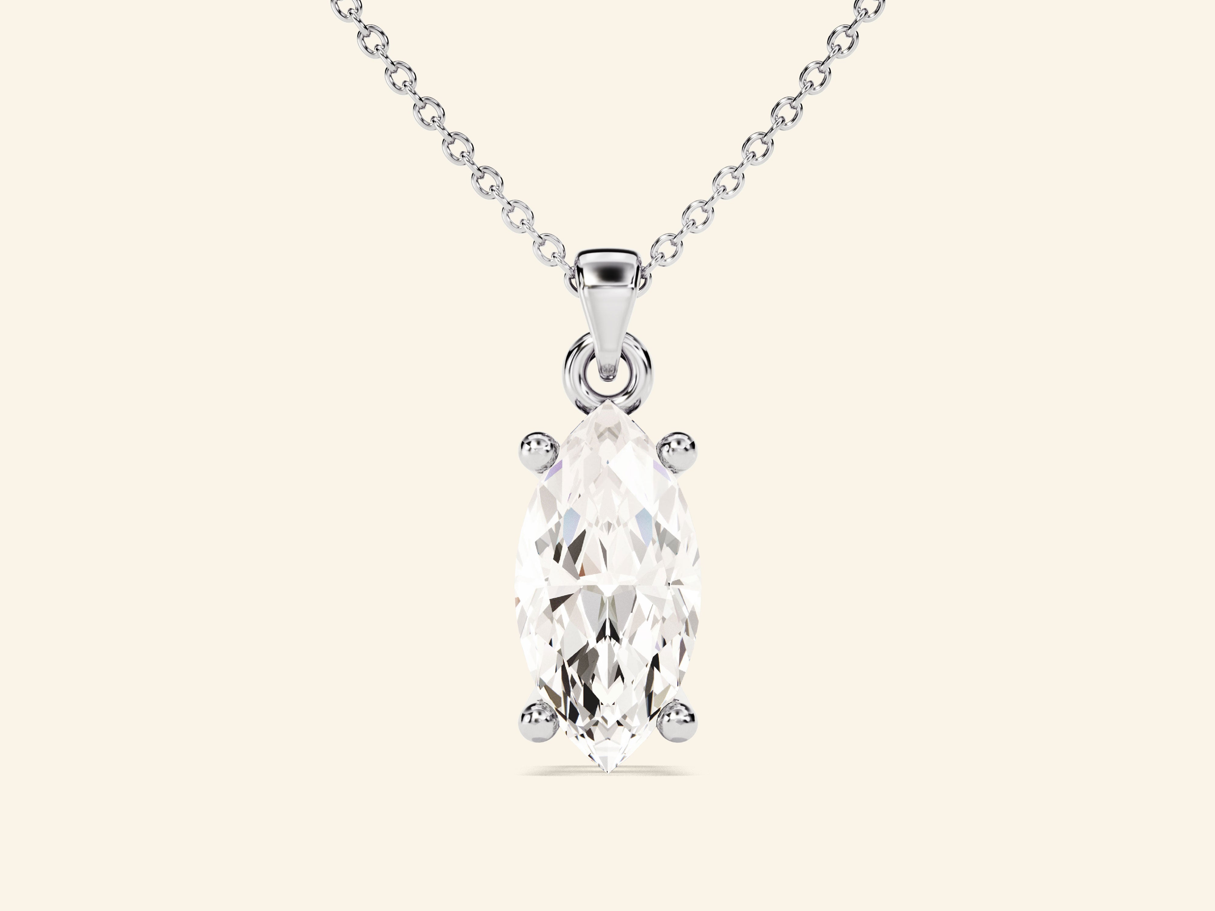 Marquise Cut Necklace