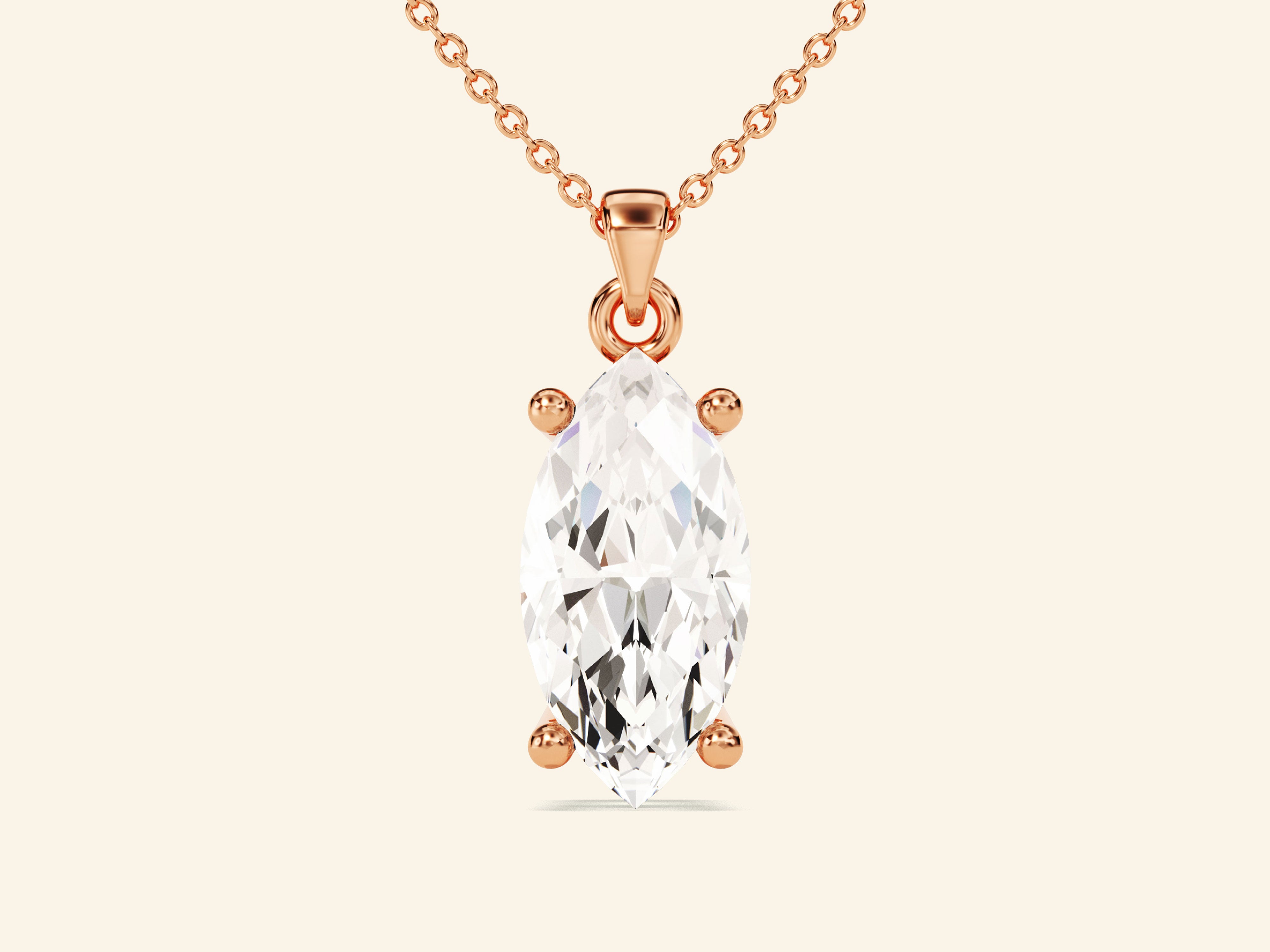 Marquise Cut Necklace