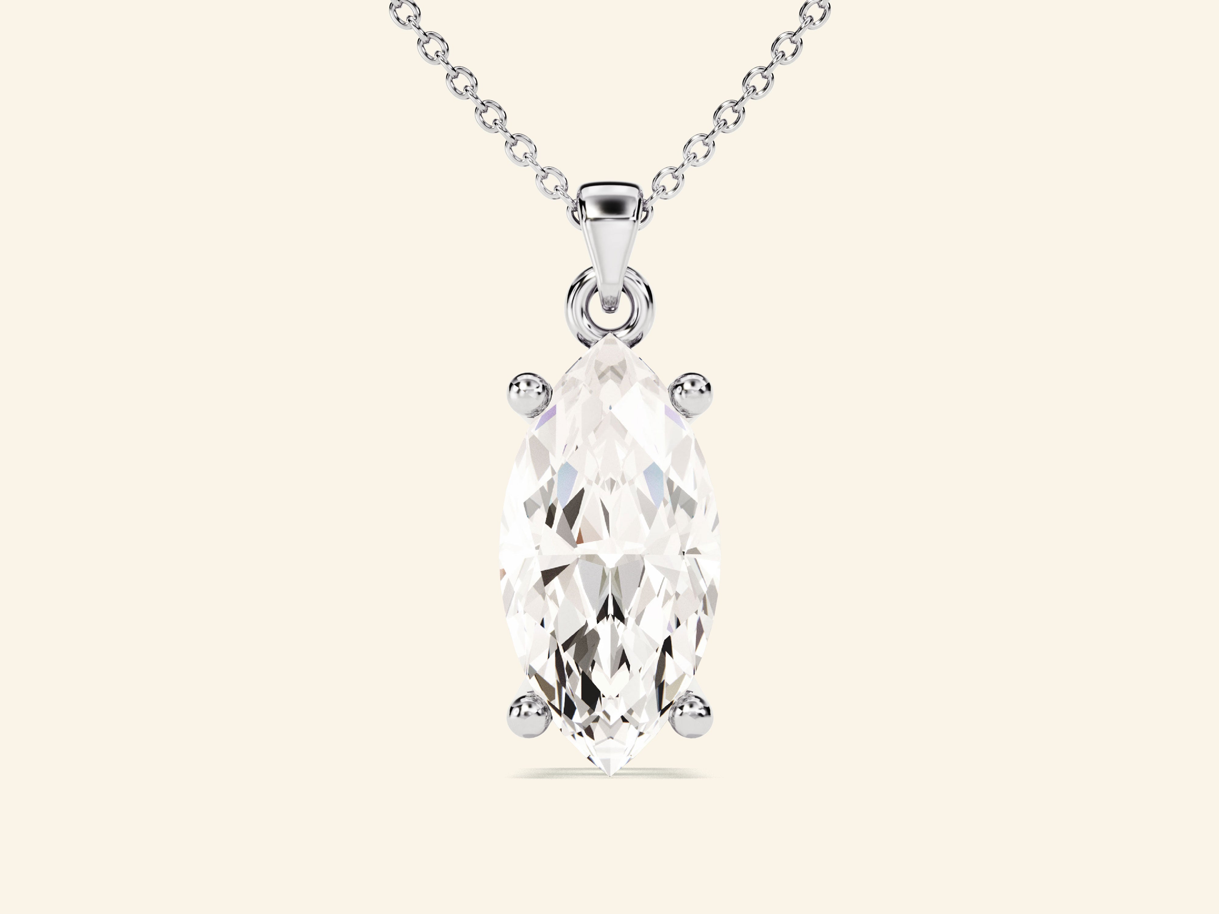 Marquise Cut Necklace