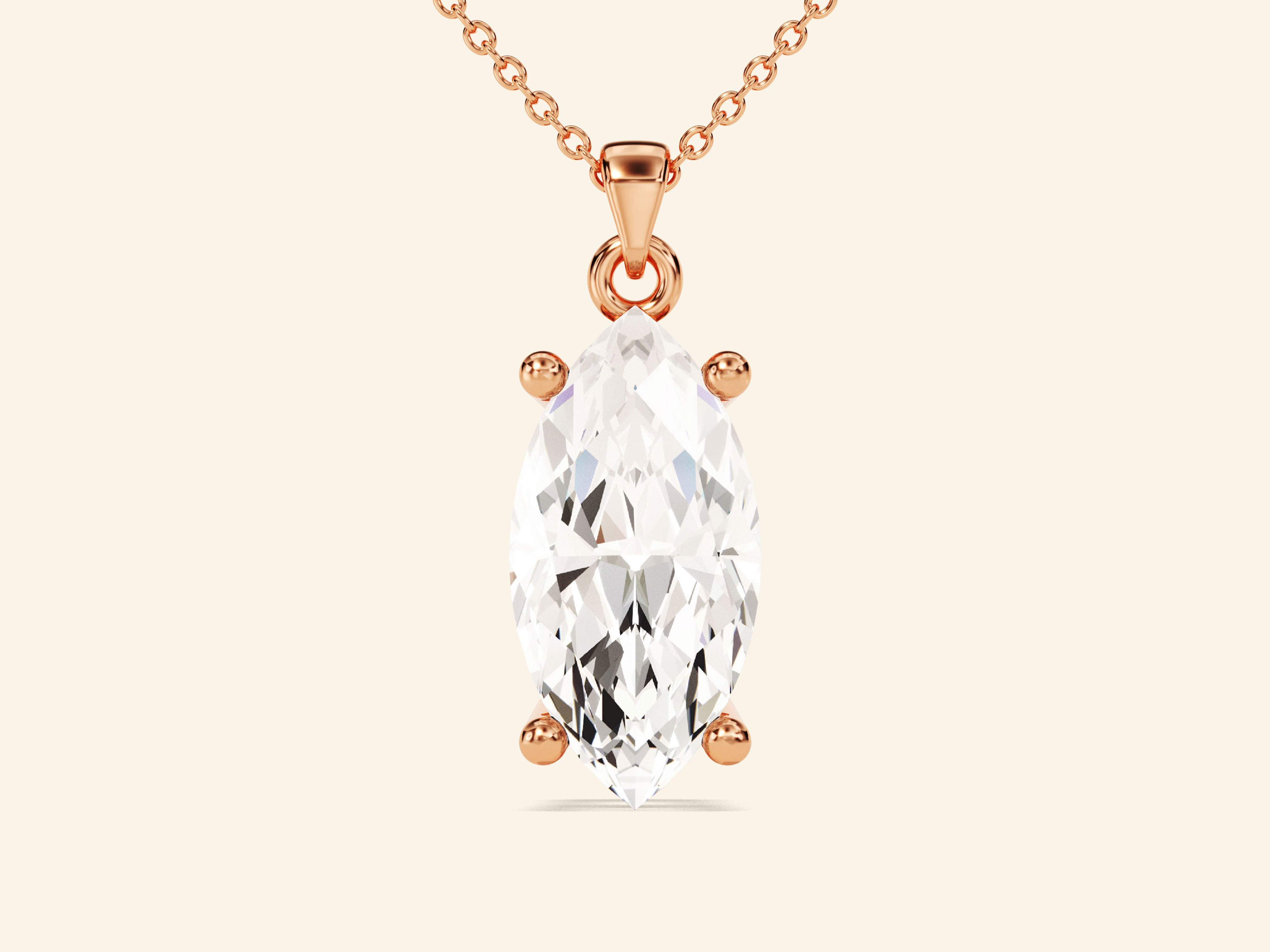 Marquise Cut Necklace