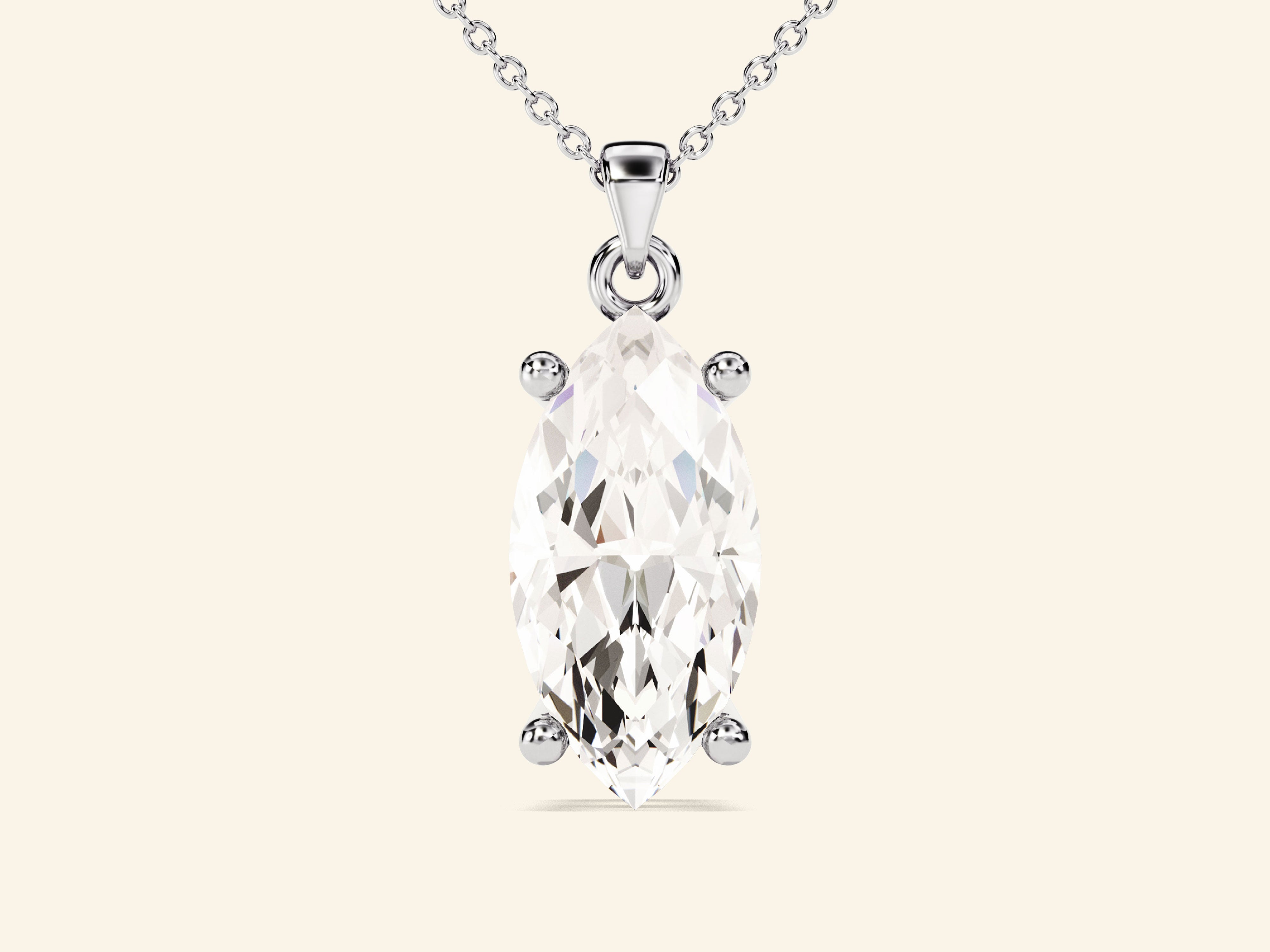 Marquise Cut Necklace