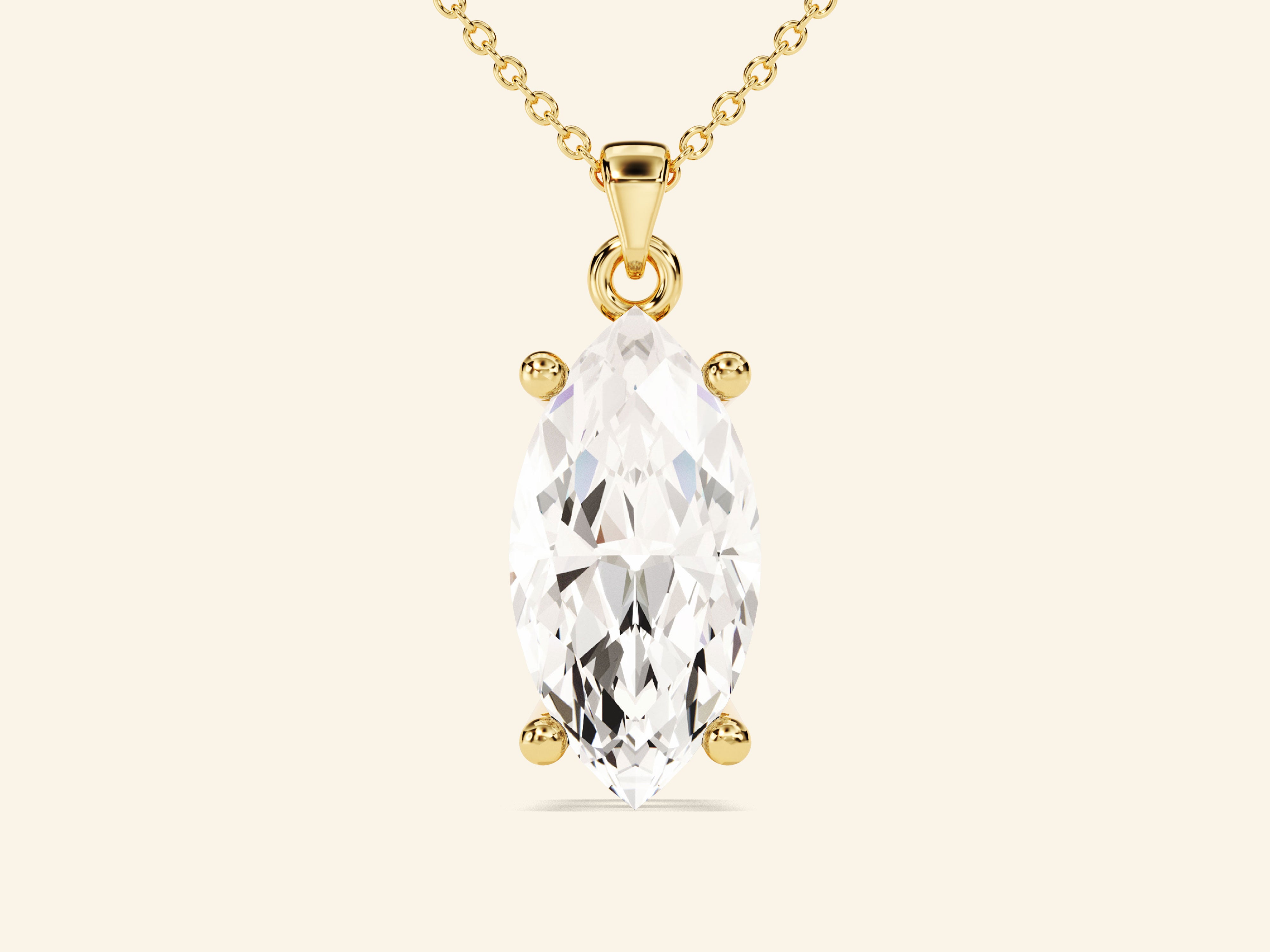Marquise Cut Necklace