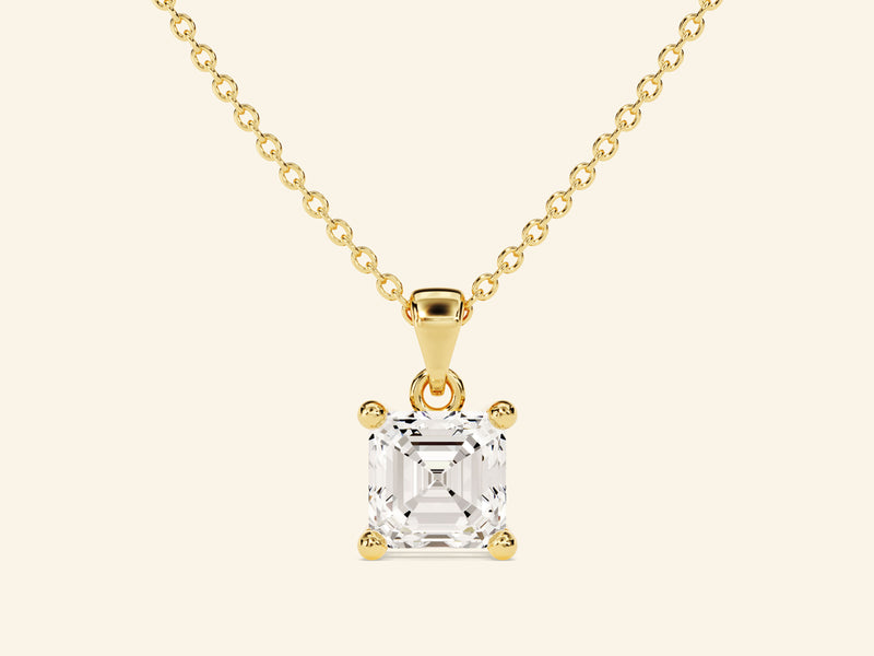 Asscher Cut Necklace