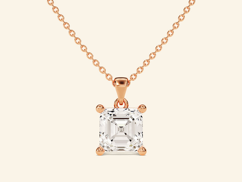 Asscher Cut Necklace