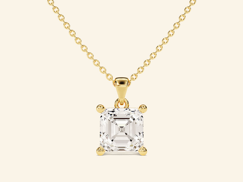Asscher Cut Necklace