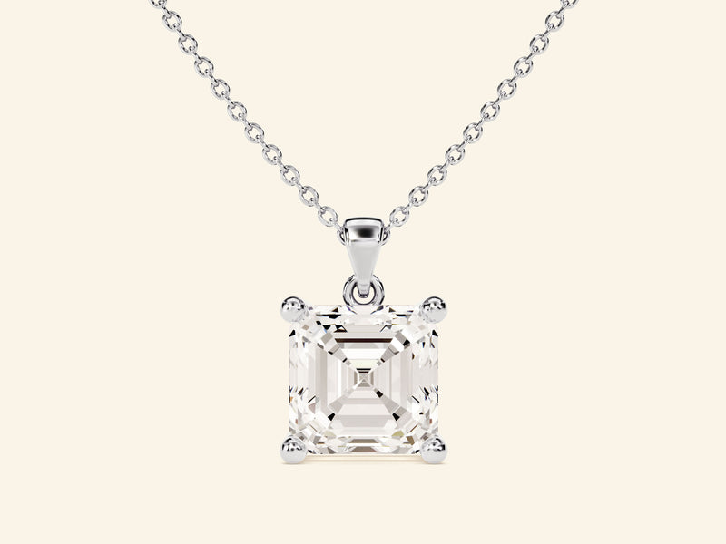 Asscher Cut Necklace
